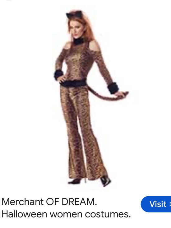 California Costumes Pants - #3024**California Costumes Luscious Leopard Women’s Jumpsuit - Leopard Print